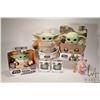Image 1 : Selection of Star Wars Mandalorian The Child collectibles including boxed Yoda blue tooth speakers, 