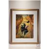 Image 2 : Norman Hudon, framed limited edition print, titled "La chute", pencil signed by artist and number 64