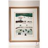 Image 2 : Norman Hudon, framed limited edition print, titled "Les Patineuses", pencil signed by artist and num