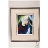 Image 2 : Niska, framed original acrylic on canvas painting, appears to be the Northern Lights, signed by arti
