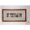 Image 2 : Framed limited edition triptych print of a French coastal scene titled "Oui me cherche me trouve", p