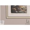 Image 5 : Framed limited edition triptych print of a French coastal scene titled "Oui me cherche me trouve", p