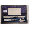 Image 2 : Tray lot of vintage and antique collectible silver including boxed flatware sets, boxed coffee spoon
