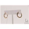 Image 1 : Pair of 14kt yellow gold earrings