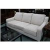 Image 1 : La-Z-boy three seat full size sofa with cream upholstery, 80" wide