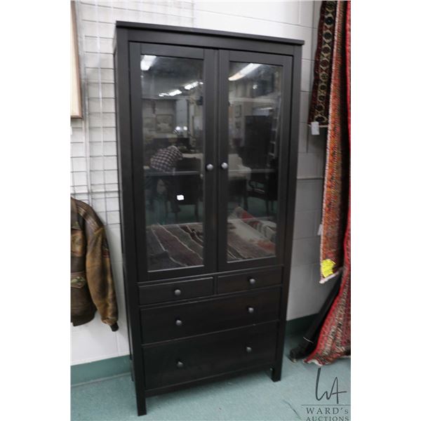 Ikea Hemmes display/ storage cabinet 78" X 36" W X 14" D