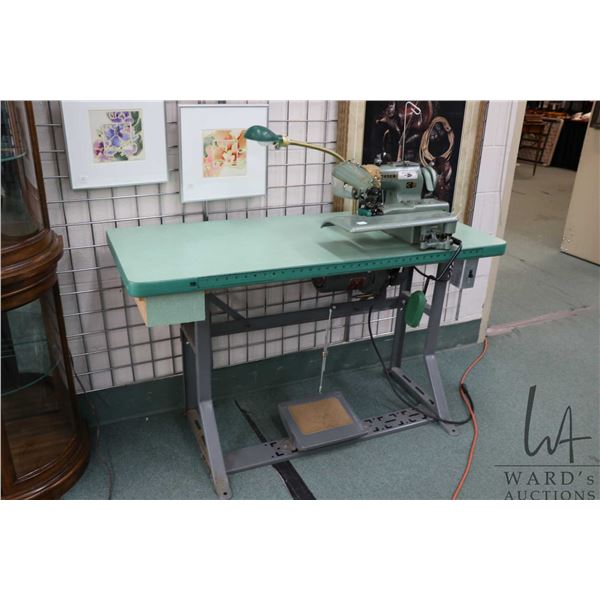 Consew Model 221 walking foot sewing machine, working at time of cataloguing