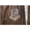 Image 7 : Men's large leather WWII replica bomber jacket with French map lining of "Coastal Defense Area- Sout