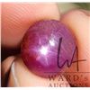 Image 2 : 16.81 ct certified Red Star Ruby gemstone, Certificate provided by consignor