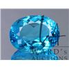 Image 1 : 90.59 ct certified Swiss Blue Topaz gemstone, Certificate provided by consignor