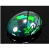 Image 2 : 5.97 ct certified Black Opal gemstone, Certificate provided by consignor