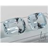 Image 2 : 9.23 ct certified Aquamarine gemstone pair, Certificate provided by consignor