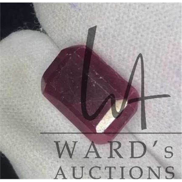 10.2 ct certified Red Ruby gemstone, Certificate provided by consignor