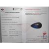 Image 3 : 5.54 ct certified Black Opal gemstone, Certificate provided by consignor