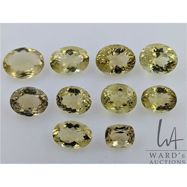 64.99 ct certified Lemon Quartz gemstone, Certificate provided by consignor