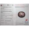 Image 3 : 9.2 ct certified Black Sapphire gemstone, Certificate provided by consignor
