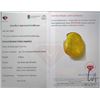 Image 3 : 6.58 ct certified Yellow Sapphire gemstone, Certificate provided by consignor