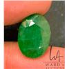 Image 2 : 9.46 ct certified Zambia Emerald gemstone, Certificate provided by consignor