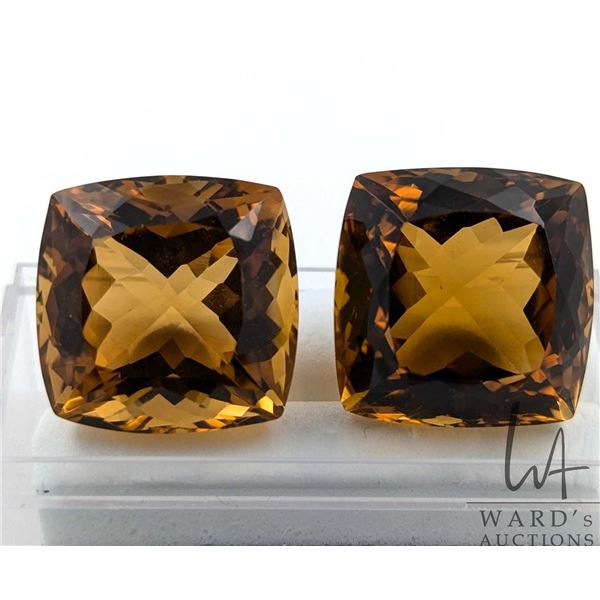 75.87 ct certified Madeire Citrine gemstone, Certificate provided by consignor