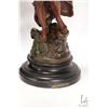 Image 6 : Two antique spelter figures "Muse Des Bois" par Louis Moreau ( Mlle d' Or), including a 20" harpist 