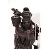 Image 2 : Two quality Chinese rosewood carvings of Immortals, each 14" in height