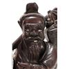 Image 5 : Two quality Chinese rosewood carvings of Immortals, each 14" in height