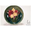 Image 2 : Two pieces of Moorcroft pottery including 6" anemone bowl, and African lily round dish, both pieces 