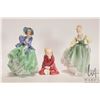 Image 1 : Three Royal Doulton figures including "This Little Pig" HN1793, "Fair Lady" HN2193 and "Top O' the H