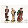 Image 1 : Three vintage Rosenthal musicians each hand painted and marked "Deko 7000" and each 8" in height