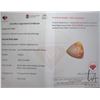 Image 3 : 9.28 ct certified Opal gemstone, Certificate provided by consignor