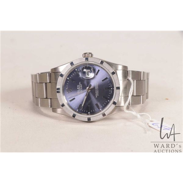 Replica Rolex Datejust wrist watch, working at time of cataloguing