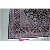 Image 2 : 100% hand made Iranian wool carpet, Kashan, center medallion blue background and highlights of blue,