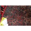Image 3 : 100% hand made Iranian wool carpet, Hamdan, center medallion red background and highlights of black,