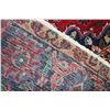 Image 3 : 100% hand made Iranian wool carpet, Mashad, center medallion, red background and highlights of blue,