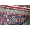Image 3 : 100% hand made Iranian wool carpet, Hamdan, center medallion, red background and highlights of blue,