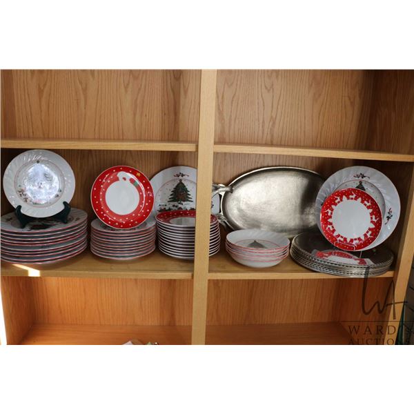 Large selection of Christmas motif tableware . Note: Not available for shipping. Local pickup only
