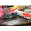 Image 4 : Selection of Lionel 0 gauge trains including set of Sante Fe diesel engines, 2036 steam engine, a mu