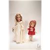 Image 1 : Two vintage composition dolls including 13' Effanbee wigged Patsy doll and a 1940's Madame Alexander