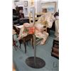 Image 1 : Carved wooden carousel horse on stand 41" to top of saddle
