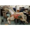 Image 6 : Carved wooden carousel horse on stand 41" to top of saddle