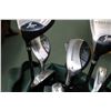 Image 4 : Set of left handed Jazz golf clubs including five irons, five metal woods, a Spalding putter, and a 