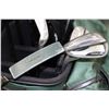 Image 6 : Set of left handed Jazz golf clubs including five irons, five metal woods, a Spalding putter, and a 