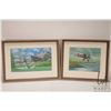Image 1 : Graham Wragg, two framed original watercolour paintings including a Beechcraft Model 17 Staggerwing 