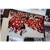 Image 4 : Selection of large format hockey memorabilia, poster and photos. All from the personal selection of 
