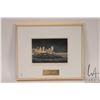 Image 1 : Weber, framed limited edition print "City Noctura' 149/150, hand signed and dated '85. Presented to 