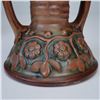 Image 4 : 2pc Weller Pottery Clarmont Candle Holder Set, Arts & Crafts Design