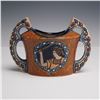 Image 1 : Amphora Czechoslovakia Campina Pottery Two-Handled Vase