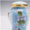 Image 3 : Moorcroft Copper Enamel Hummingbird Motif Lidded Mini Vase
