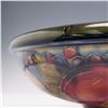 Image 4 : Moorcroft Pottery Footed Bowl, Pomegranate on Ochre