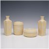 Image 1 : 4pc Wedgwood Jasperware Primrose Vases and Boxes, Prunus Shape